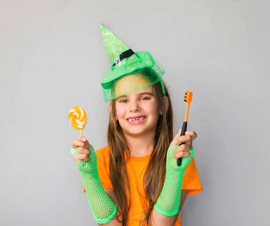 halloween treats and teeth